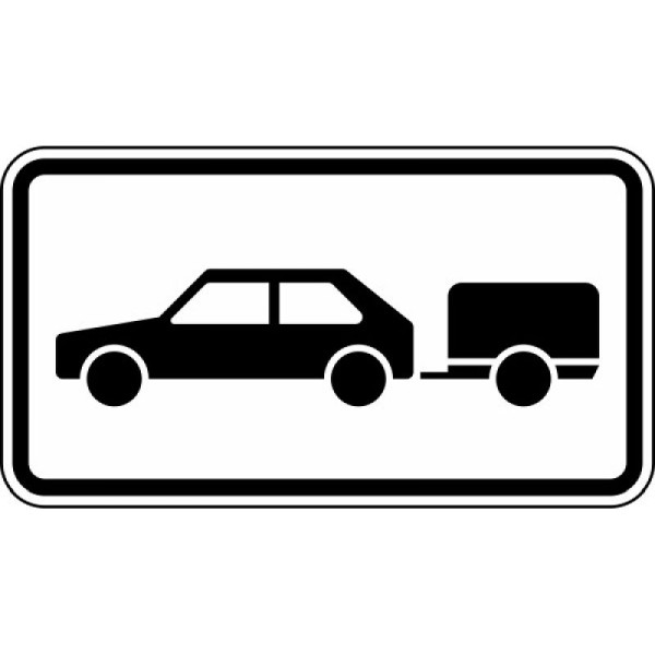 Stein HGS Personenkraftwagen mit Anhänger Nr. 1010-59, 420 x 231 mm, Flachform 2 mm, RA2, 1010-59-121