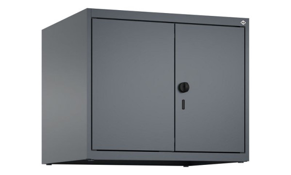 C+P Schrankaufsatz Classic PLUS, C Aufsatzschrank Classic PLUS, 2 Abteile, 500x600x500mm, 7016/7016, Drehriegel, 080092-20 S10012