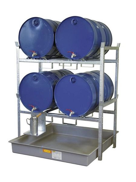 Cemo Faßregal 800 mit Fassauflage, 4x200, 7671, 4052886119648