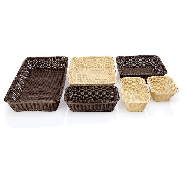 WAS Basket GN 31 Systemkorb GN 1/1-100 mm, dunkelbraun, Polypropylen, 3140530