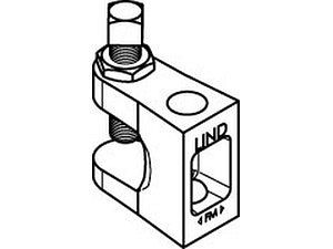 ART 82058 LINDAPTER-Klemmen GT FL 2 M 10 galvanisch verzinkt, Innengewinde VE=S