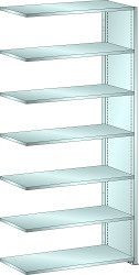 LISTA Anbauregal L1006 (BxTxH) 1000x500x2200mm 160kg, Verzinkt, 50.307.222