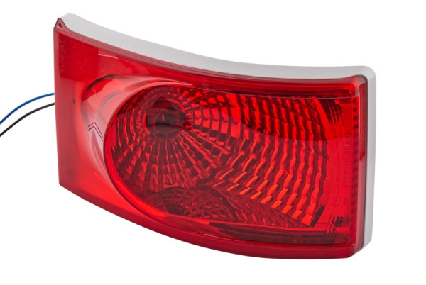 HELLA Schlussleuchte - Halogen - 12/24V - Einbau - Lichtscheibenfarbe: rot - Stecker: Flachstecker - links/rechts, 2SA 008 805-001