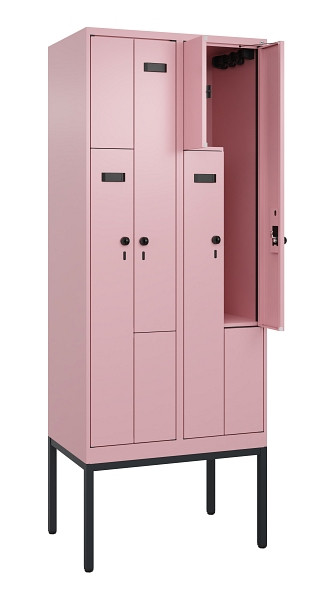 C+P Z-Spind Evolo PLUS, Gestell, 4 Fächer, 2120x800x500mm, 3015/3015, Drehriegel, 0490337-224 S10026