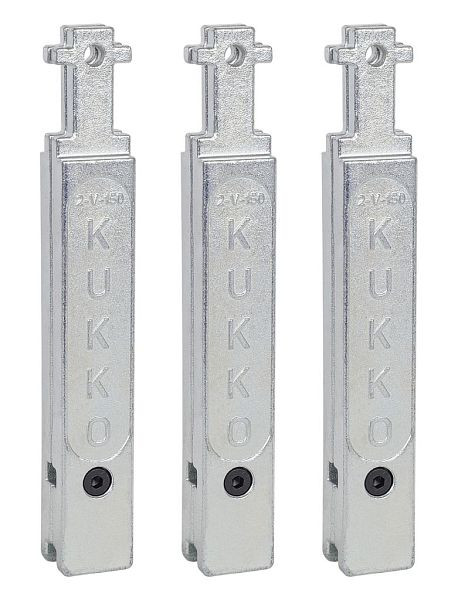 KUKKO 3 Abzughakenverlängerungen (Satz), Höhe der Verlängerung: 150 mm, 2-V-150-S