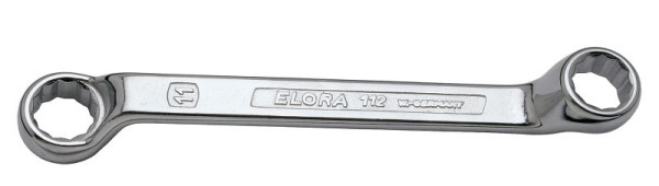 ELORA Doppelringschlüssel, kurz, 112-16x17 mm, 0112016171000