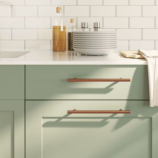 vidaXL Möbelgriffe 5 Stück Bronzen 192 mm Edelstahl, 155376