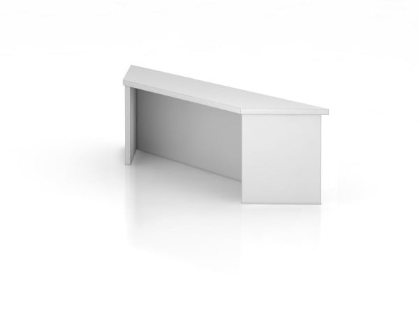 Hammerbacher Thekenaufsatz 113cm, 1OH Grau, 113x32x35 cm (BxTxH), VWB90/5
