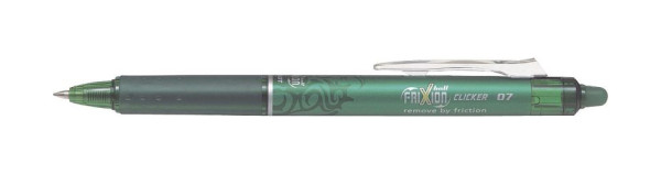 PILOT Tintenroller FriXion Clicker - 0,4 mm, grün, radierbar, BLRT-FR7-G