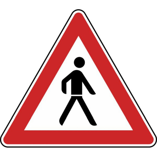 Stein HGS Fußgänger (Aufstellung links) Nr. 133-20, 630 mm, RA1, Flachform 2 mm, 133-20-111