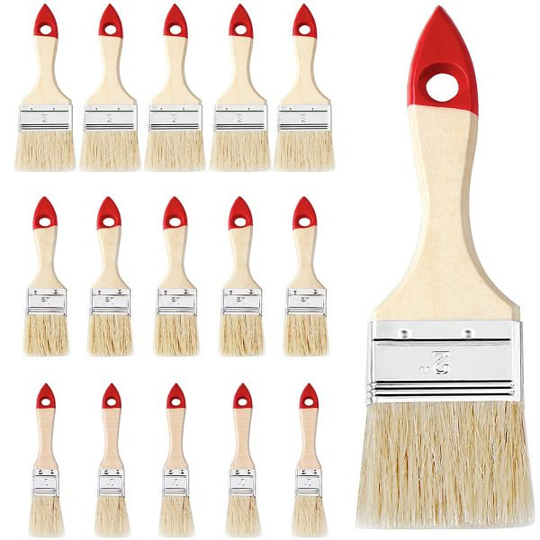 monzana Pinselset 15 tlg Holz, 106789, 4251776917504