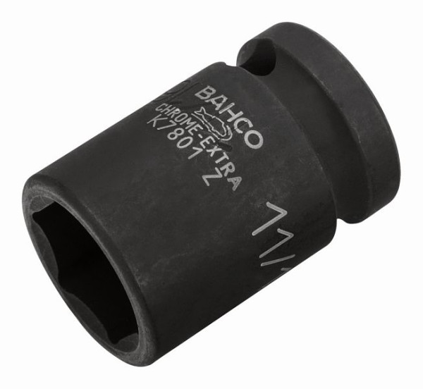 Bahco 1/2" Kraft-Steckschlüssel-Einsatz, 6kant, SW 1 1/4", K7801Z-1.1/4