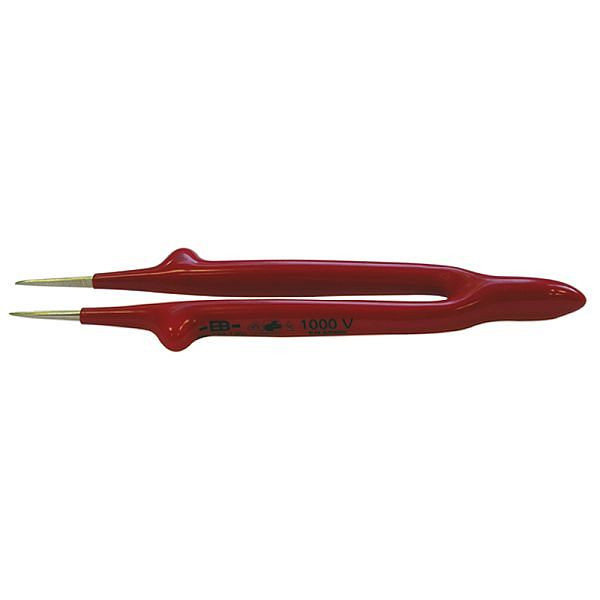 Haupa Pinzette isoliert 130 mm spitz, 211060, 4011923072247