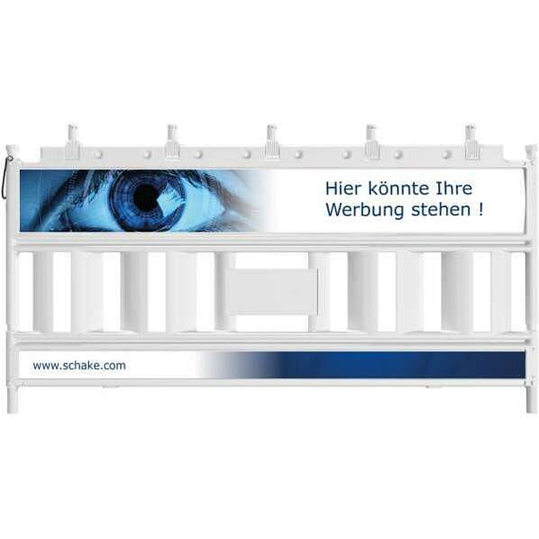 Schake EURO2 Absperrschrankengitter KUNDENLOGO, 33420KA-W-LOGO