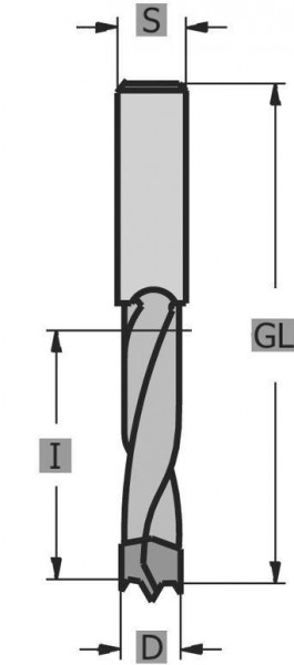 Edessö Dübelbohrer HW, A: 12, B: 30, C: 8, 129012008