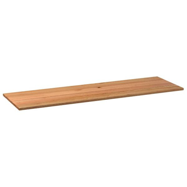 vidaXL Tischplatte Hellbraun 320x90x4,2 cm Massivholz Eiche Rechteckig, 4009220