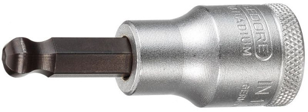 GEDORE Schraubendrehereinsatz 1/2'' mit Kugelkopf, für Innensechskantschrauben, 12 mm, 1621513