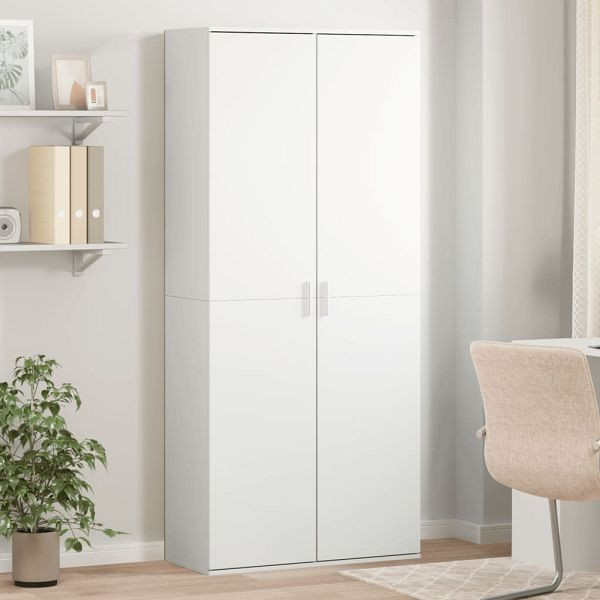 vidaXL Highboard Weiß 80x35x180 cm Holzwerkstoff, 3276651