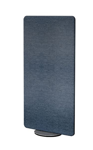 Kerkmann Textilelement Metropol drehbar, B 800 x T 450 x H 1700 mm, blau, 45697317