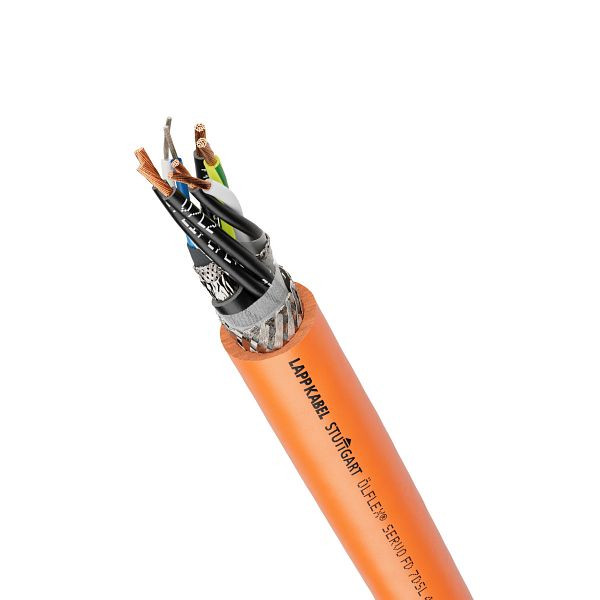 LAPP Servoleitung ÖLFLEX® SERVO FD 7DSL 4G1+(2x0,75)+(2x22AWG), VE: 500 Meter, 1023274/500
