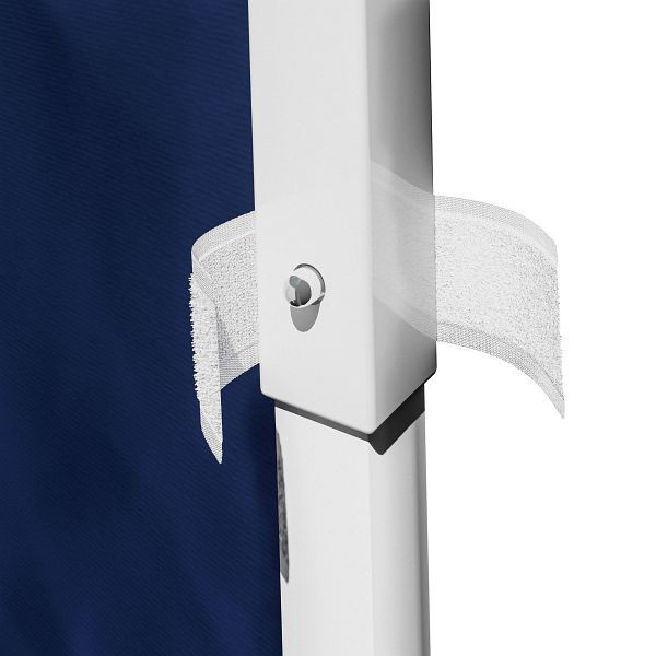 casaria Seitenwand Faltpavillon Capri 2er-Set Blau 3x3m, 101274