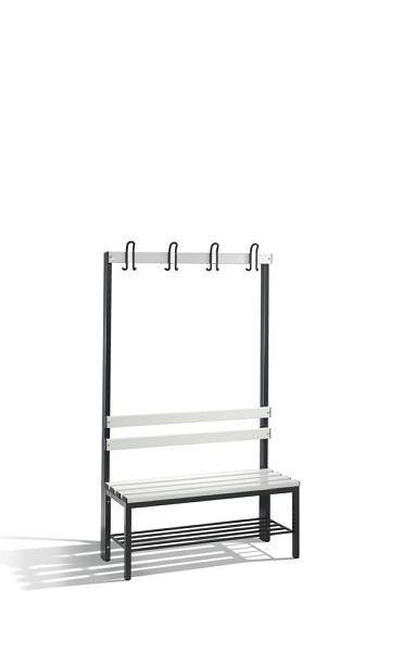 C+P Garderobenbank einseitig Basic, H1650xB1000xT400mm, 8050-110 S10008