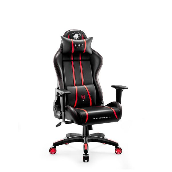 Diablo Chairs Gaming Stuhl Diablo X-One 2.0 klein, Schwarz-Rot, 1736