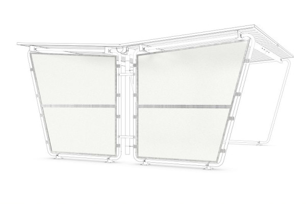 WSM Seitenwände für Siegen S26 - S29 Polyester, 102001836
