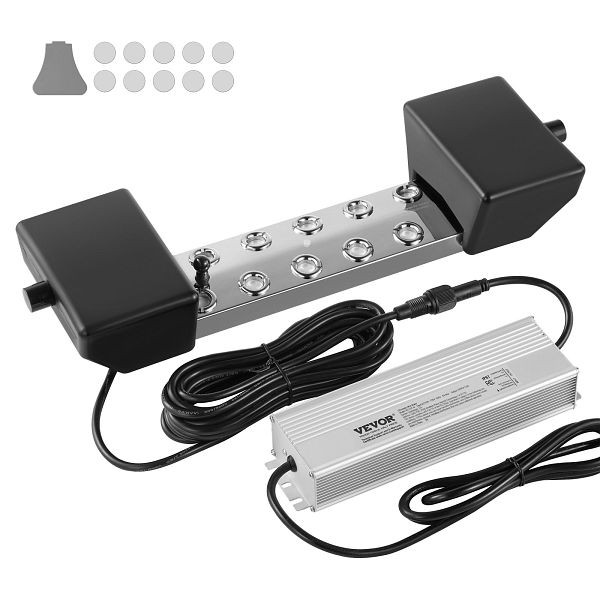 VEVOR Ultraschall Vernebler Nebelmacher Luftbefeuchter 10 Köpfe 7000mL/h IP67, CSBWHQ10TFSDNV8LQV2