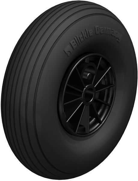 Blickle PK 260/20-75G Rad, Luftreifen, Schwarz, 40667