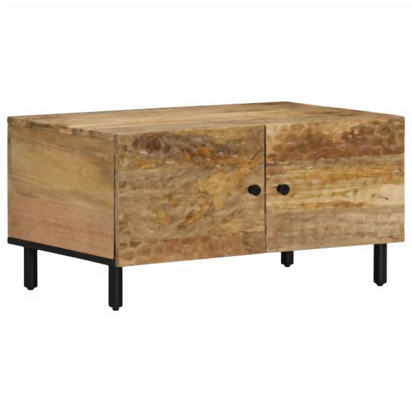 vidaXL Couchtisch 80x50x40 cm Massivholz Mango, 356896, 8720845423148