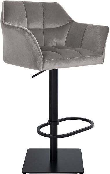 CLP Barhocker Damaso B Samt, grau, 321939, 4251756488215