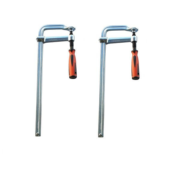 VaGo-Tools Profi Ganzstahl Schraubzwinge 200 x 120 mm Tischzwinge Zwingen, VE: 2 Stück, 260-200x2_pv
