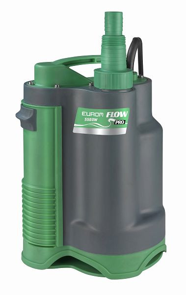 Eurom Flow Pro 550DW Tauchpumpe, sauberes Wasser, 261523