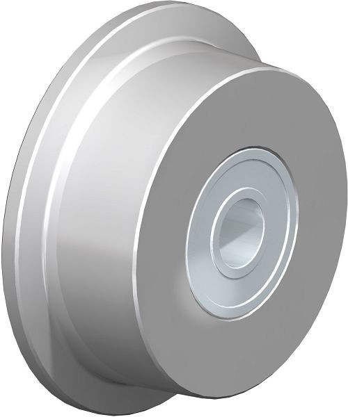 Blickle SPKVS 125K Rad aus Stahl, Grau, 606434