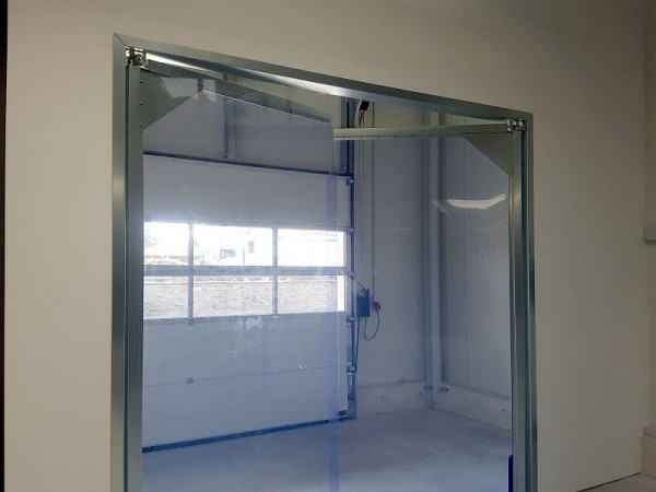 Flexoplast Pendeltür 2-flügelig, Breite: 1750 mm, Höhe: 2500 mm, 111292