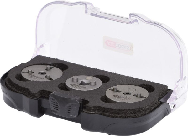 KS Tools Universal Bremskolben-Rückstell-Werkzeug-Adapter-Satz, 3-teilig, 150.2295