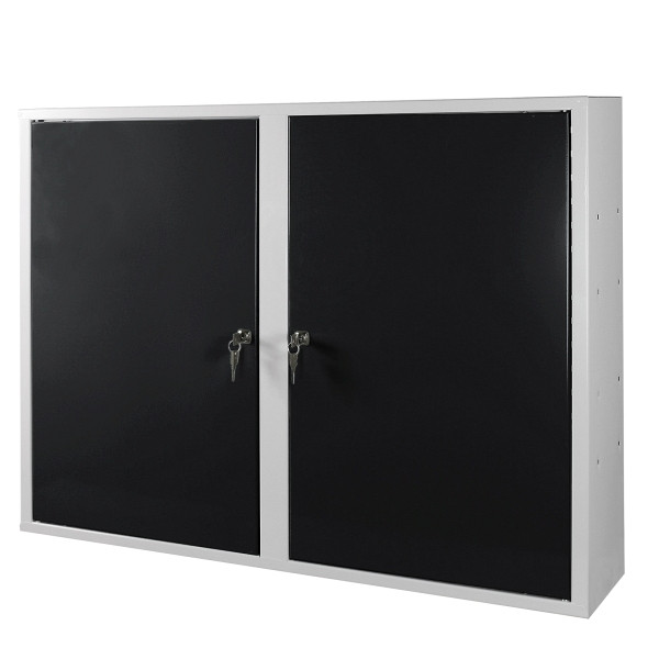 ADB Werkzeugwandschrank mit 2 Türen, 3 Fachböden RAL 7035/7016, 52592