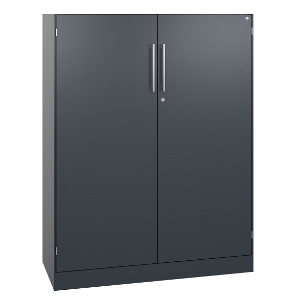 C+P Flügeltürenschrank Asisto, H1310xB1000xT435mm, 7016/7016, 141032-000 S10225