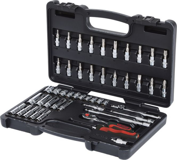 KS Tools 1/4" CHROMEplus Steckschlüssel-Satz, 47-teilig, 918.0847