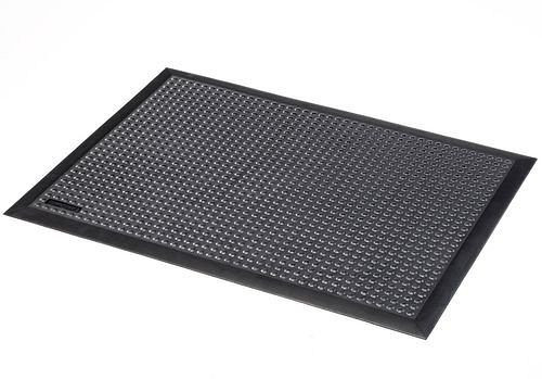 DENIOS Anti-Ermüdungsmatte SB 6.9, Naturgummi, schwarz, 60 x 90 cm, 247747