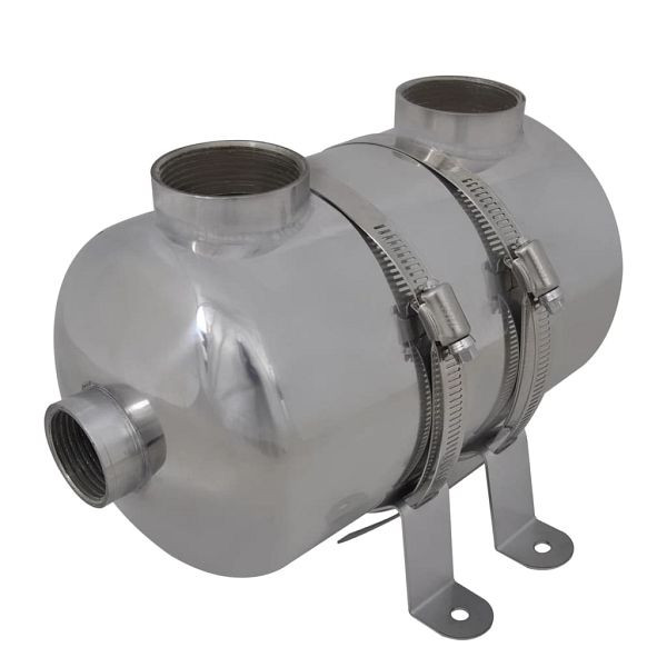 vidaXL Pool-Wärmetauscher 292 x 134 mm 28 kW, Top-Qualität, 90867
