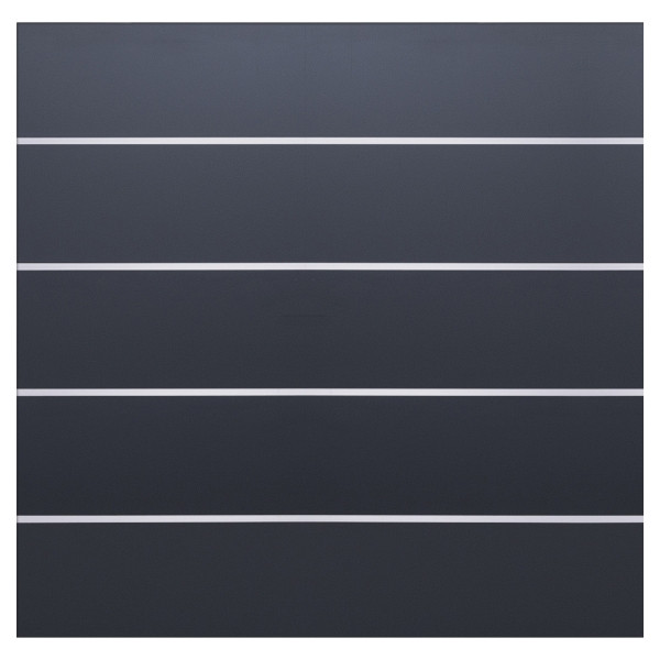 T&J FARÖ-Serie HPL-Steckzaunsystem, 1792 x 1775 mm, Zaunset ANTHRAZIT, 5 Zaunlamellen, 44512