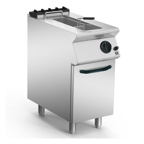 Gastro-Inox 700 "High Performance" Gasfritteuse 15 Liter, 40cm, Stehendes Modell, 170.060