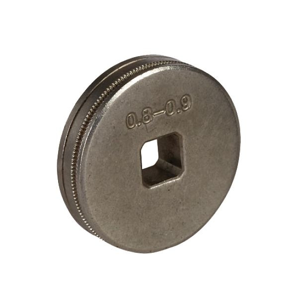 Schweißkraft Vorschubrolle einzeln Stahl-/ Edelstahldraht 0,6–0,8mm / Fülldraht 0,9mm V-Nut, 1019011