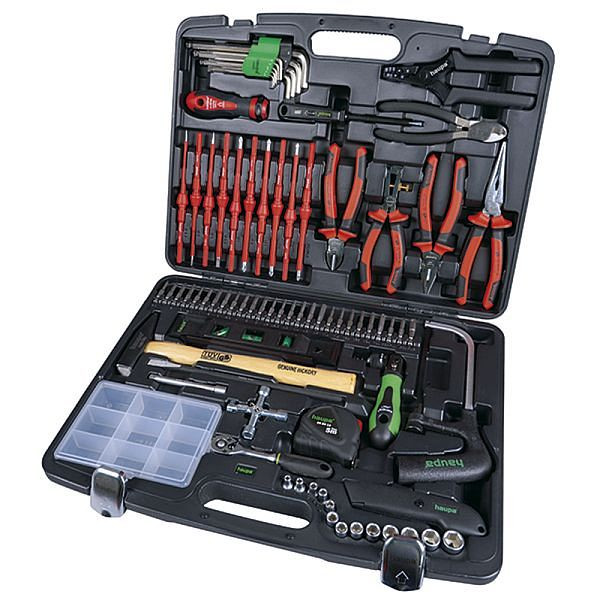 Haupa Werkzeugkoffer "ElektroCombo", 104090, 4011923585600
