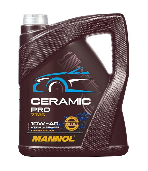 MANNOL Motorenöl 7726 Ceramic Pro 10W-40, VE: 5 l, MN7726-5