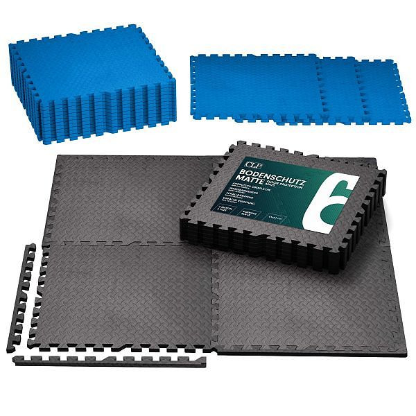CLP 6er Bodenschutzmatte 61x61, schwarz, 326480, 4255716361303