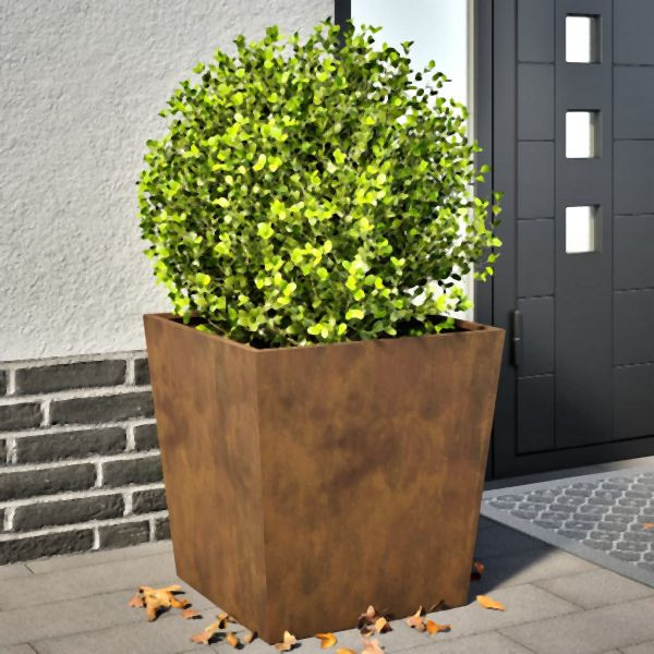vidaXL Pflanzkübel 2 Stk. 50x50x50 cm Cortenstahl, 851079