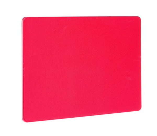Hendi Schneidbrett, rot 600x400x15 mm LDPE, 827116
